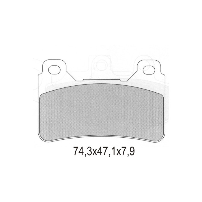 GALFER brake pads KH390 SEMI-METALLIC HONDA CBR 600 / 1000RR front