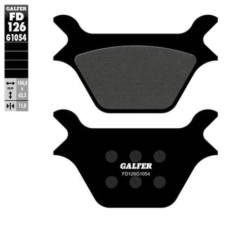 GALFER stabdžių kaladėlės KH200 SEMI-METALLIC