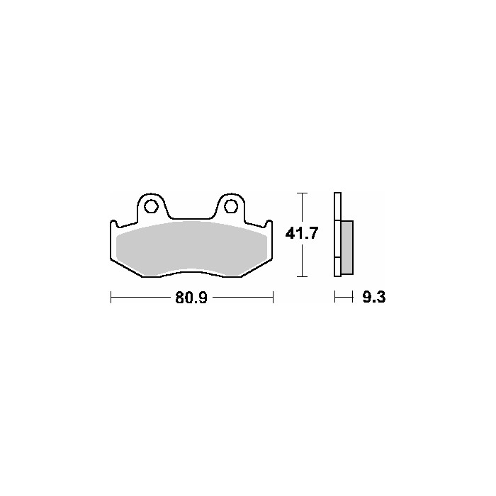 SBS brake pads KH323 OFF-ROAD SINTER gold color