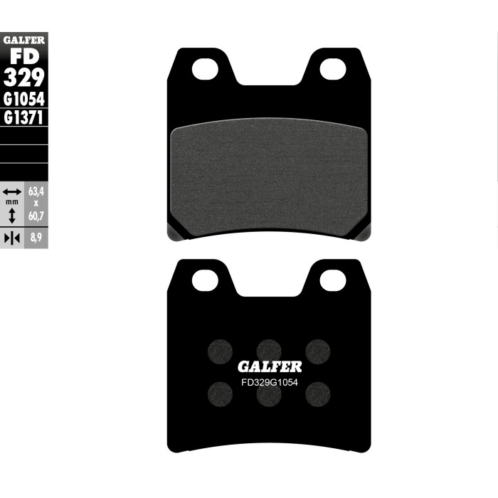 GALFER brake pads KH348 YAMAHA rear (FZS 1000 '01-'05, XJR 1300 '01-'15)