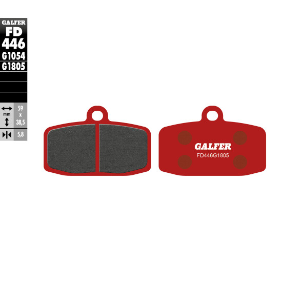 GALFER brake pads KH612 KTM SX 85 12-13 front