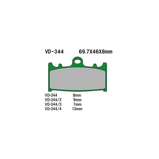 VESRAH brake pads KH158 (MADE IN JAPAN)