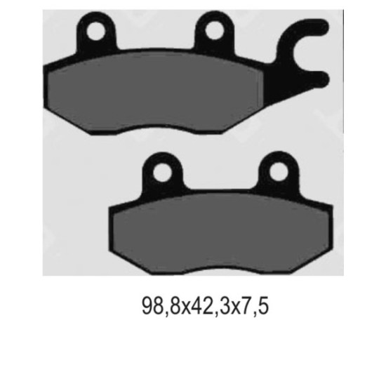 GALFER brake pads KH165 SEMI-METALLIC