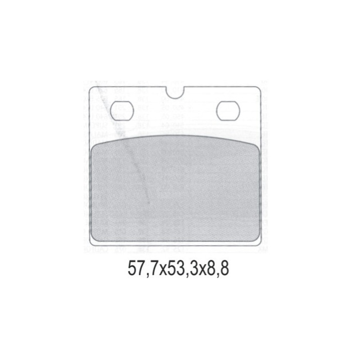 GALFER brake pads KH171 SEMI-METALLIC BMW K75 / 100, R80 / 100 front
