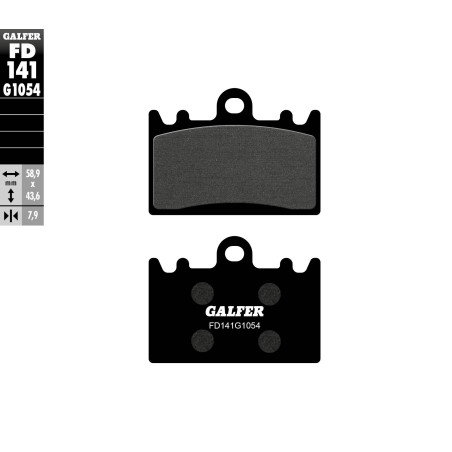 GALFER brake pads KH180 KAWASAKI ZXR 400 front