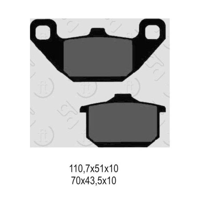 GALFER brake pads KH85 SEMI-METALLIC