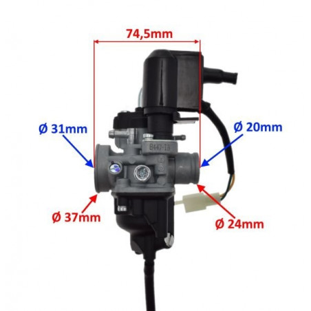 Piaggio / Gilera 50 PHVA 17.5 carburetor
