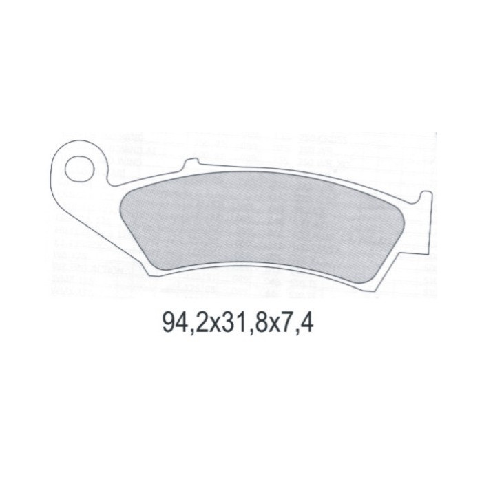 GALFER brake pads KH125 SEMI-METALLIC
