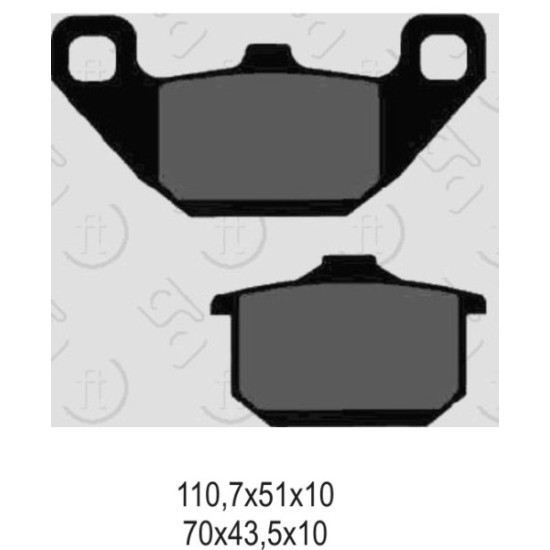 GALFER brake pads KH85 SEMI-METALLIC