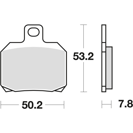 TRW LUCAS brake pads KH266 ORGANIC APRILIA ETV 1000 CAPONORD 01-09 RSV 1000 98-10 RSV4 1000 13-, KTM 1190 RC8 08-15 1290