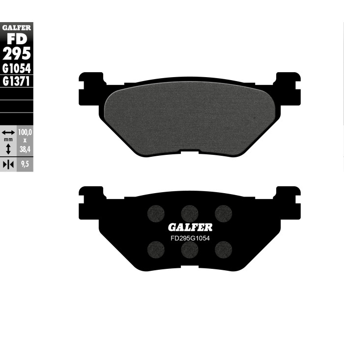 GALFER brake pads KH319 / 2 rear, SEMI-METALLIC, YAMAHA FJR1300 '03-'18, TDM900 '02-'14, XV / XVS950, XTZ1200, XV / XVS