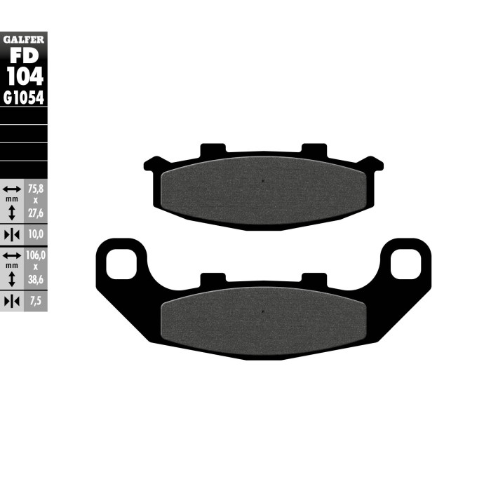 GALFER brake pads KH141