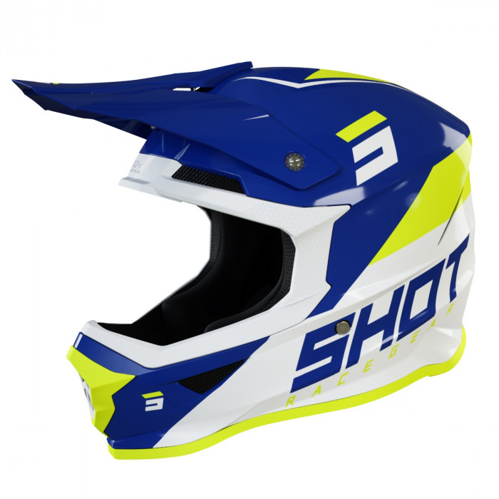 SHOT RACING (2022) FURIOUS CHASE NAVY GLOSSY šalmas