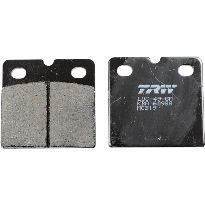 TRW LUCAS brake pads KH18 ORGANIC BMW R 80 GS / RT K1 / K 100 LT / RS 80-92, TRIUMPH BONNEVILLE 87-, front / rear