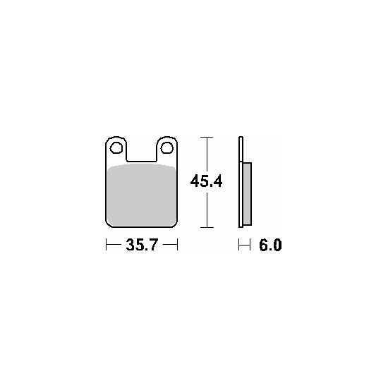 SBS brake pads KH115 STREET CERAMIC color black