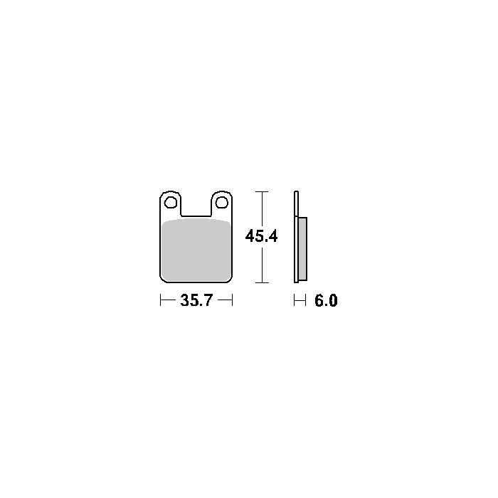 SBS brake pads KH115 STREET CERAMIC color black