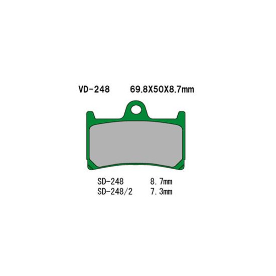 VESRAH brake pads KH252 / KH380 (MADE IN JAPAN)