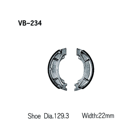 VESRAH būgninių stabdžių kaladėlės YAMAHA YZ 125 '84, YZ 250 '82-84, YZ 465 '80-82, YZ 490 '82-84, IT 250 '84, IT 465 '81-82, IT