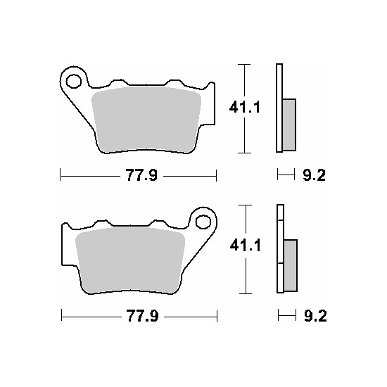 SBS brake pads KH208 OFF-ROAD CARBON