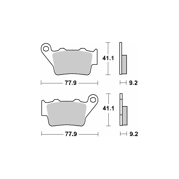 SBS brake pads KH208 OFF-ROAD CARBON