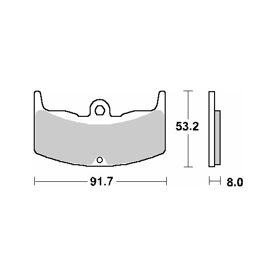 SBS brake pads KH80 STREET CERAMIC color black