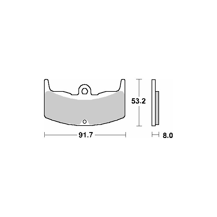 SBS brake pads KH80 STREET CERAMIC color black