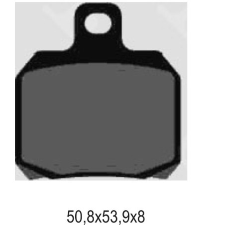 GALFER stabdžių kaladėlės KH266 SEMI-METALLIC