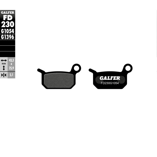 GALFER stabdžių kaladėlės...