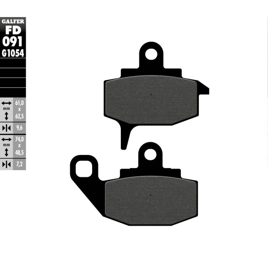 GALFER brake pads KH130