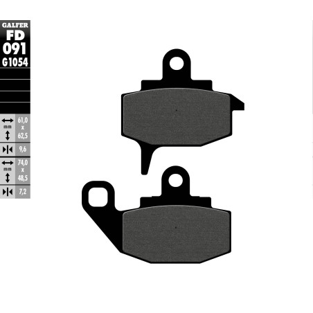 GALFER brake pads KH130