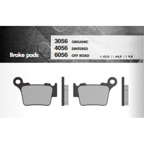 BRENTA brake pads KH368 Metallic sinter (gold color) OFF ROAD (FT 6056)