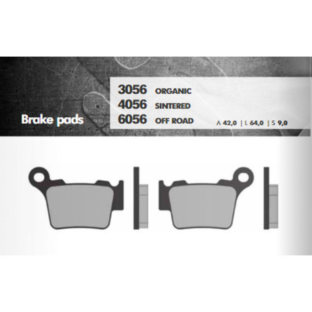 BRENTA brake pads KH368 Metallic sinter (gold color) OFF ROAD (FT 6056)