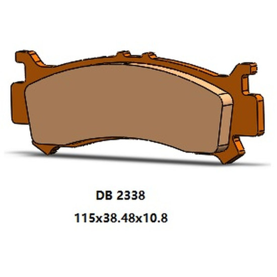 DELTA BRAKING brake pads left front KH701 HONDA SXS 1000 PIONEER '16-'22, SXS 1000 TALON '19-'22
