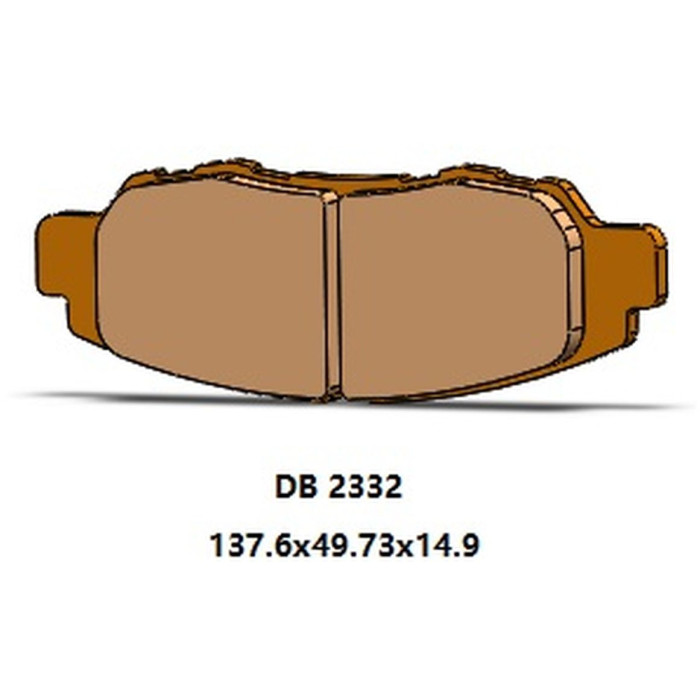 DELTA BRAKING brake pad end KH670 POLARIS SLINGSHOT 2000 '15-'18