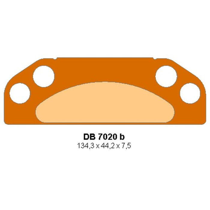 DELTA BRAKING brake pads left front (parking brake) KH659 POLARIS RANGER EV ELECTRIC '10-'22, RANGER 500 '08-'13,