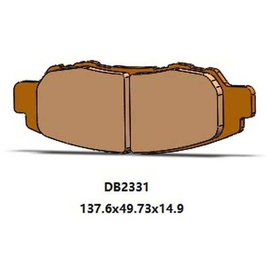 DELTA BRAKING brake pads front KH669 / 4 POLARIS SLINGSHOT 2000 '15-'18