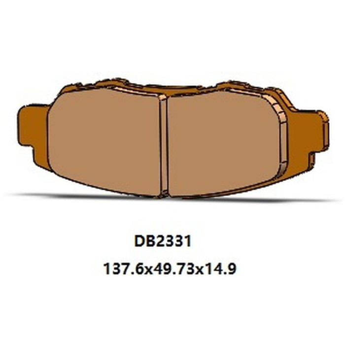 DELTA BRAKING brake pads front KH669 / 4 POLARIS SLINGSHOT 2000 '15-'18