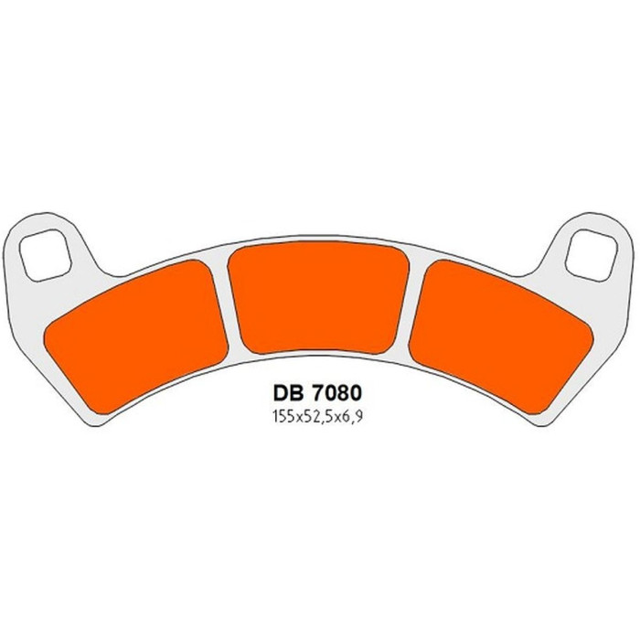 DELTA BRAKING brake pads front KH680 POLARIS RZR 925 TURBO '19-'22, GENERAL 1000 XP4 '21-'22, RZR 1000 XP / XP4 '16-'1
