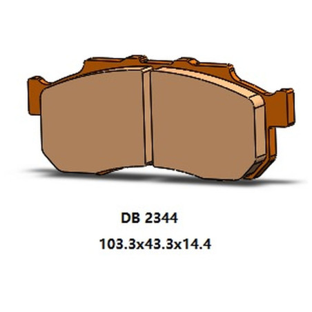DELTA BRAKING stabdžių kaladėlės priekis KH712 HONDA SXS 500 PIONEER '15-'22, SXS 520 PIONEER '21-'22, SXS 700 PIONEER '16-'22
