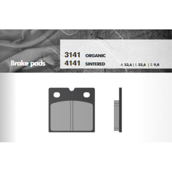 BRENTA brake pads KH18 Metalic sinter (gold color) (BMW K75 / 100 / 1100 / 1200, R45 / 65 / 80 / 100) (FT 4141)