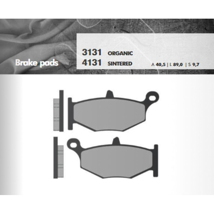 BRENTA brake pads KH419 Metallic sinter (gold color) (FT 4131)