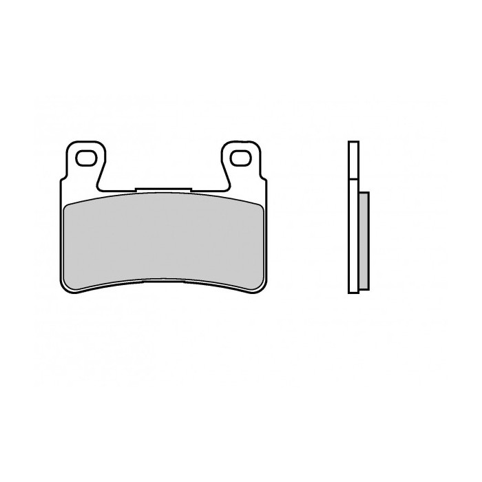 BRENTA brake pads KH296 / KH265 Metalic sinter (gold color) - replaced FT 4112 (FT 4121)