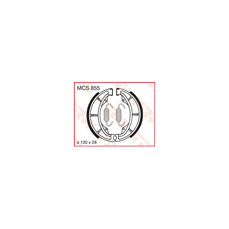 TRW LUCAS drum brake pads (130X28mm) (H333)