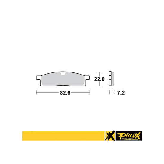 PROX brake pads KH119 YAMAHA YZ 80 / 85 '93-19, YZ 65 '19-20, TTR 125 '00-18 front