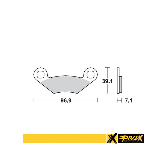 PROX brake pads KH159 POLARIS SPORTSMAN / SCRAMBLER / OUTLAW / XPLORER / TRAIL BLAZER / TRAIL BOSS