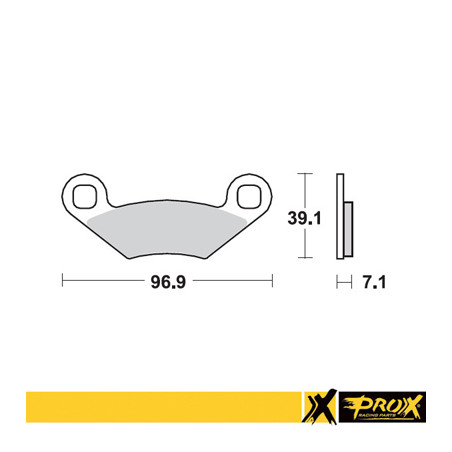 PROX brake pads KH159 POLARIS SPORTSMAN / SCRAMBLER / OUTLAW / XPLORER / TRAIL BLAZER / TRAIL BOSS