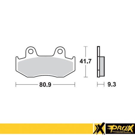 PROX brake pads KH323 YAMAHA YFZ 450R '09-19 rear