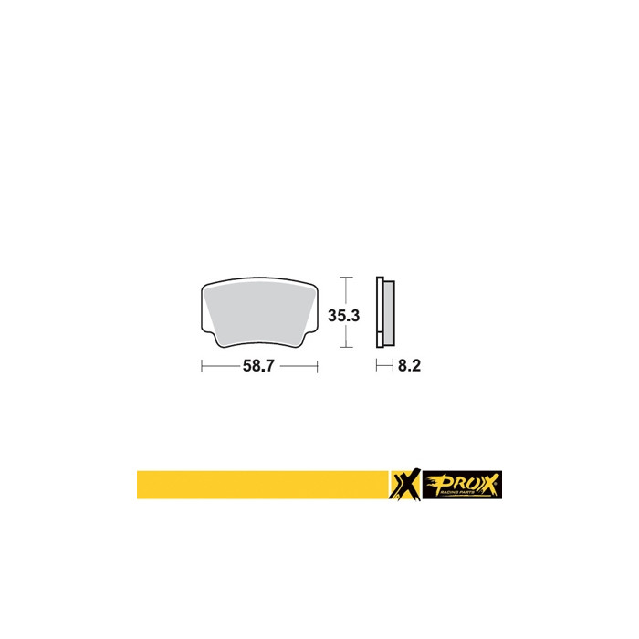 PROX brake pads KH463 KTM 450 / 505 / 525 SX / XC ATV '08-12 rear