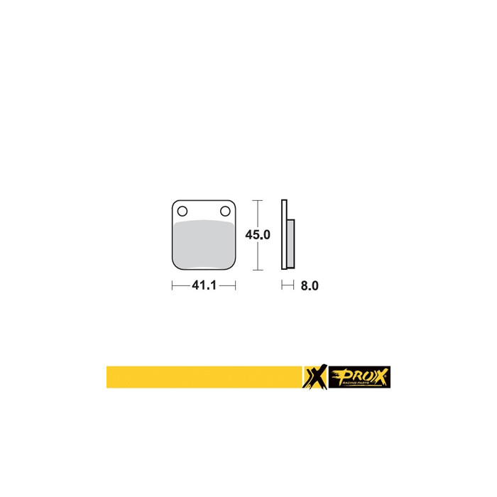 PROX brake pads KH54 KAWASAKI KX 65 '00-20, SUZUKI RM 65 '03-05 rear