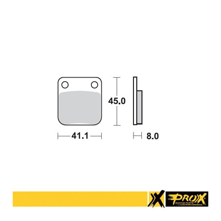 PROX brake pads KH54 KAWASAKI KX 65 '00-20, SUZUKI RM 65 '03-05 rear